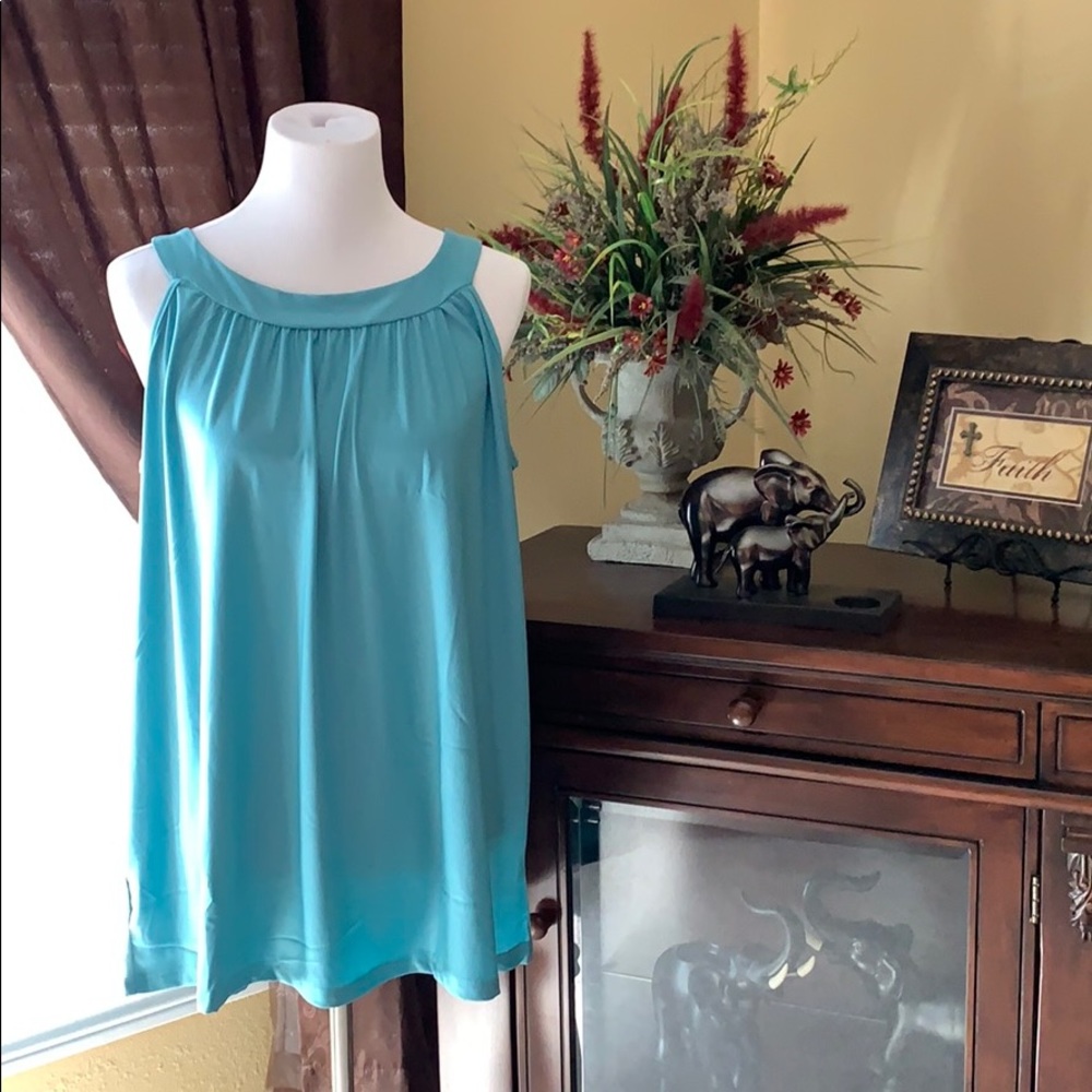 Sleeveless swing tunic